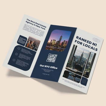 New York real estate agency brochure