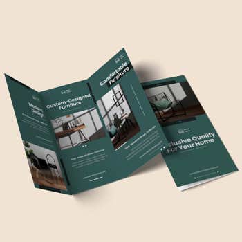 Green furniture brochure