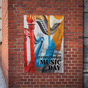 Music wheatpaste poster