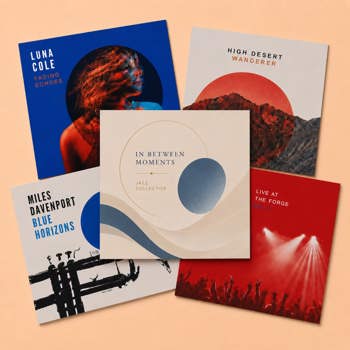 Colorful design CD inserts