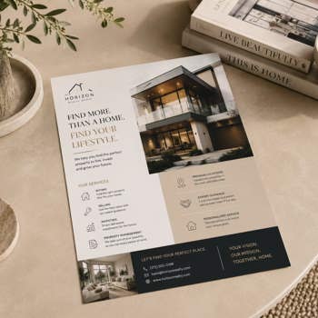 Real estate flyer