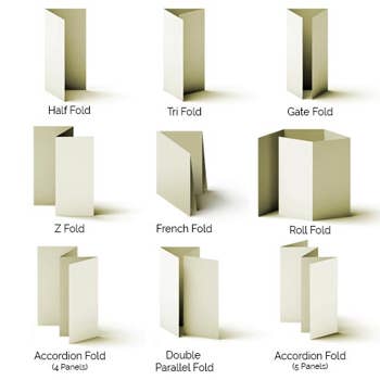 Brochures Folding Options