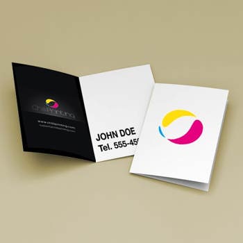 Folded Business Cards