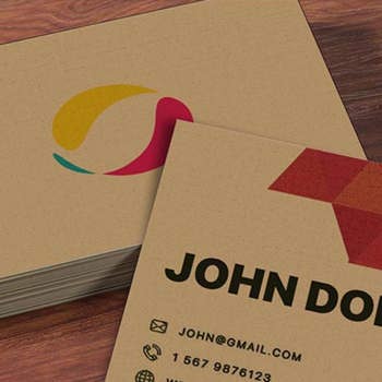 Kraft Paper Business Cards