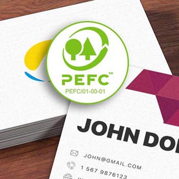 PEFC Certified Business Cards