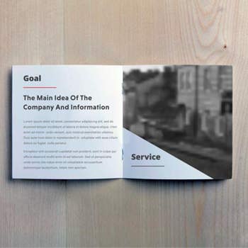 Saddle-Stitched Square Booklets