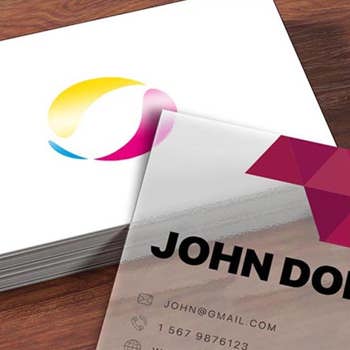 Translucent Plastic Business Cards