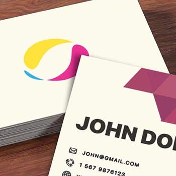 Uncoated Off-White Business Cards